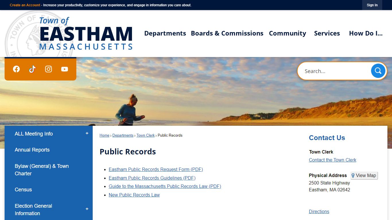 Public Records | Eastham, MA